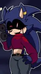 ai character: curse sonic background