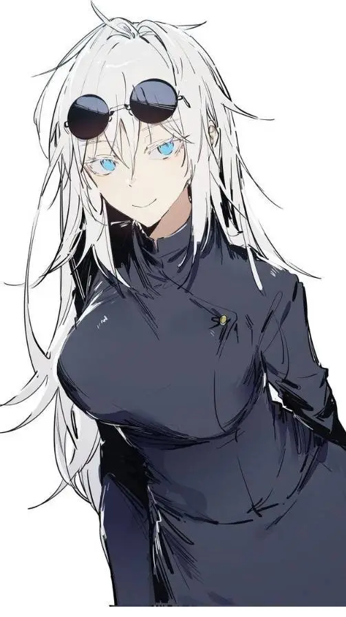 ai character: Female Gojo  background