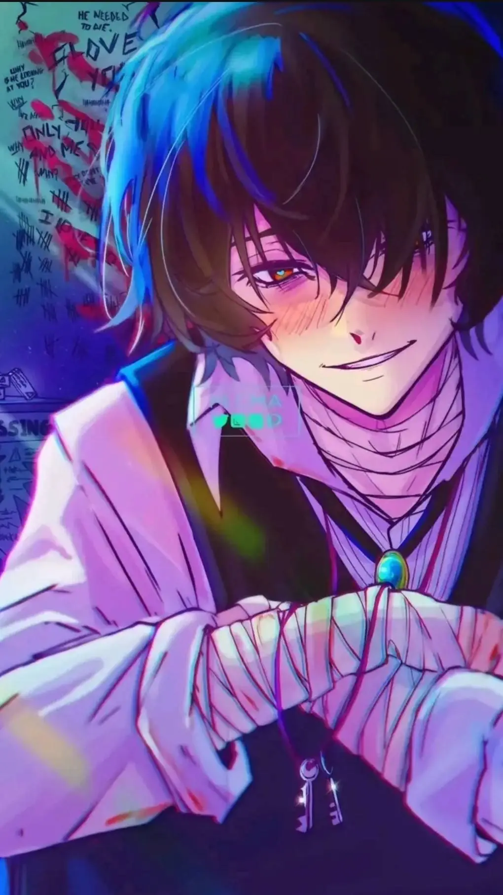 ai character: Dazai Osamu background