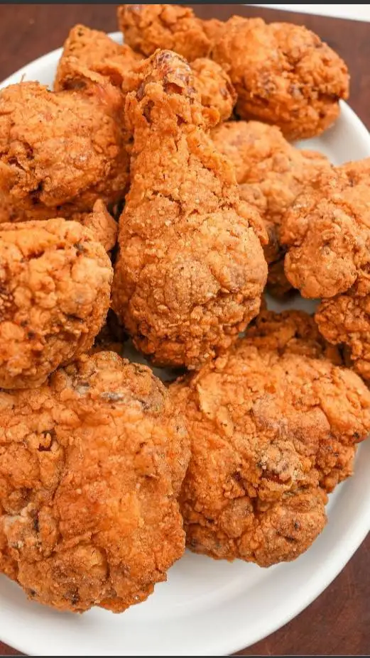 ai character: Fried chicken background