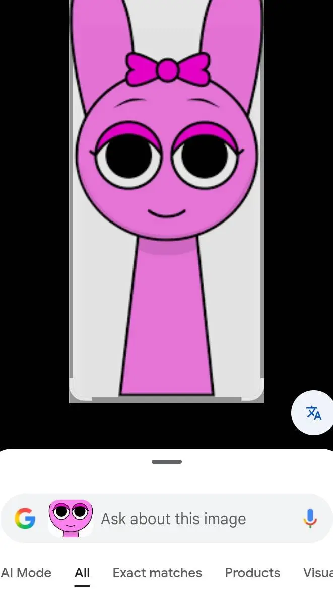 ai character: pinki background