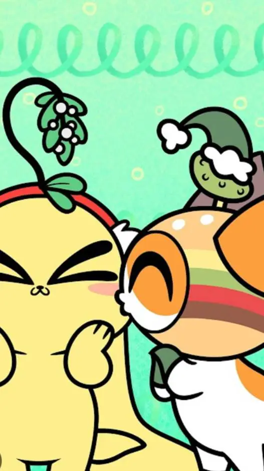 ai character: Christmas background