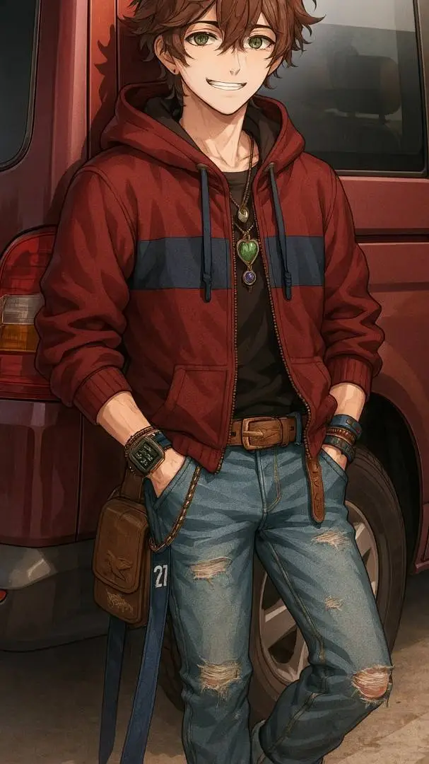 ai character: Lucas Blaze background