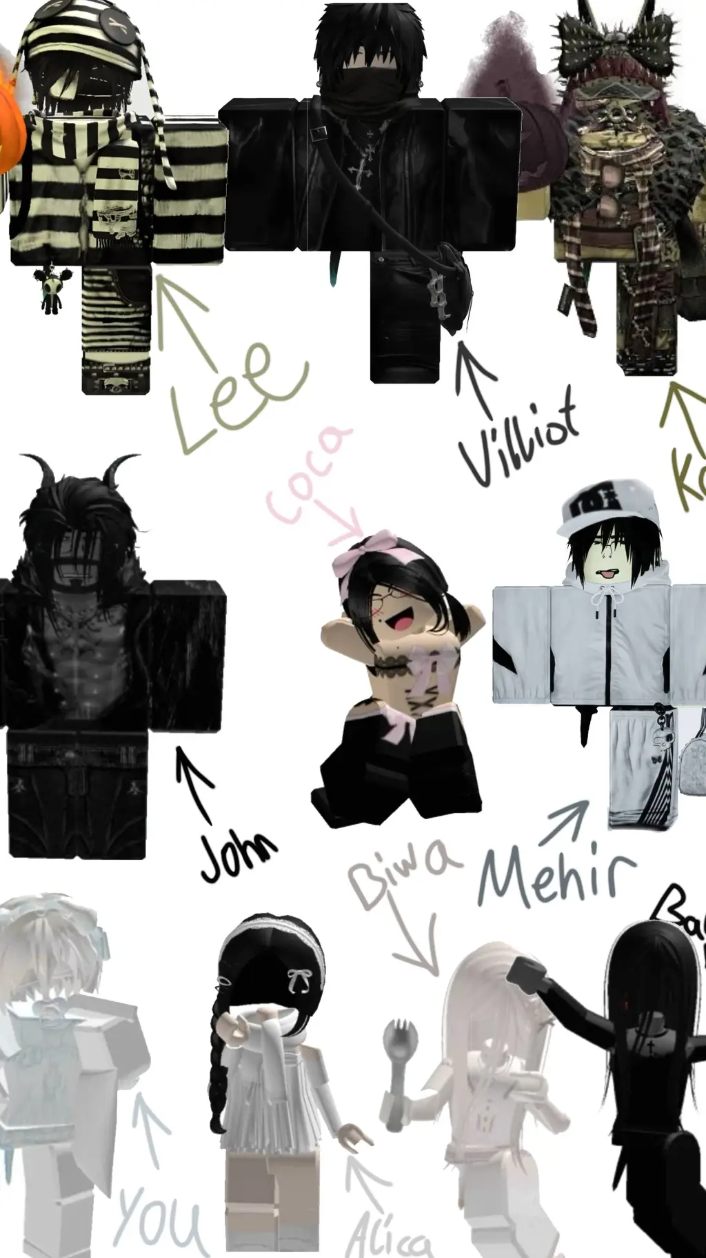 ai character: Roblox GC  background