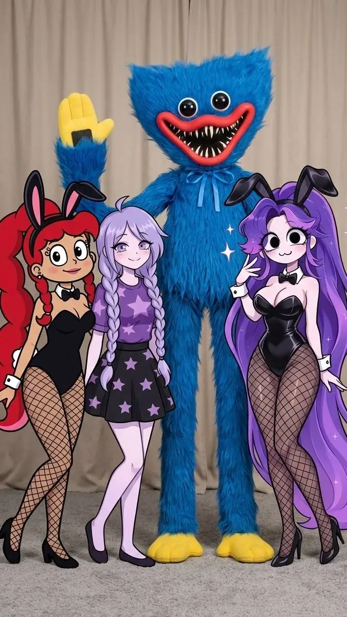 ai character: Lilly și gașca ei background