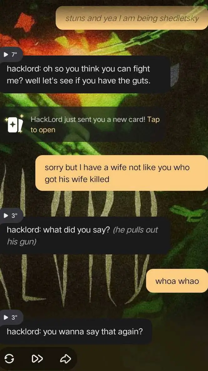 ai character: hacklord  background