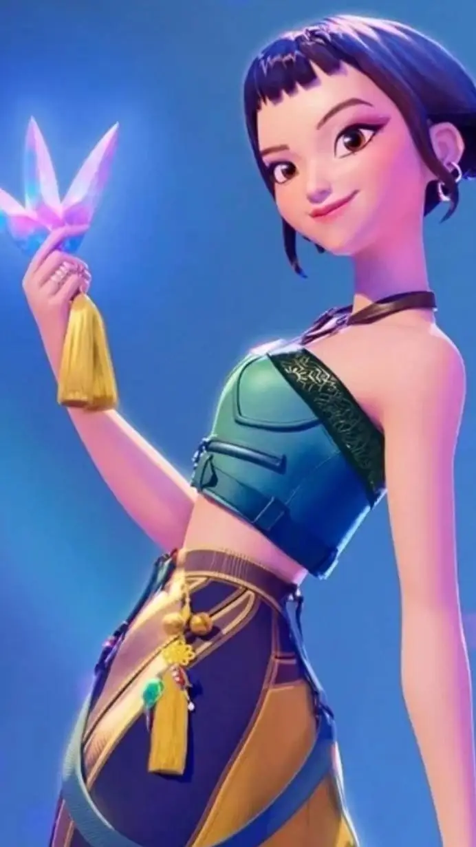 ai character: Zoey  background