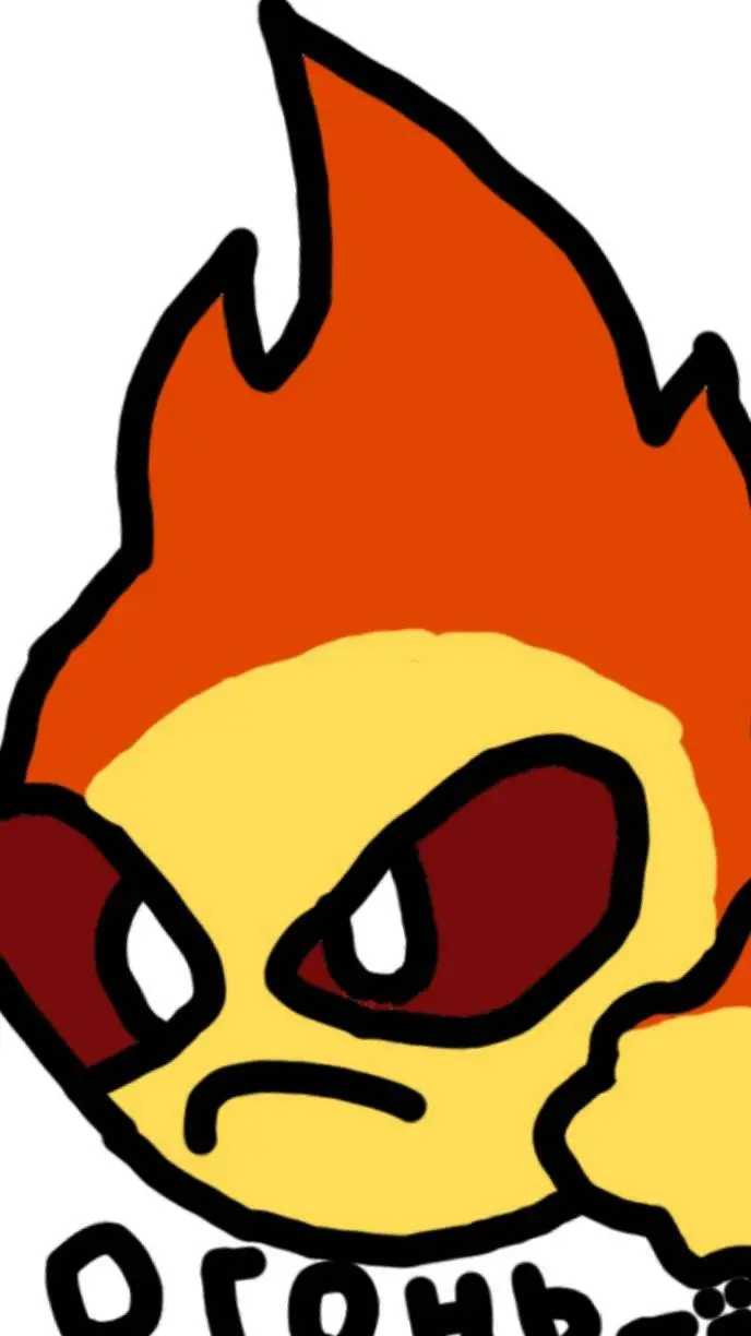 ai character: огоньтёк background