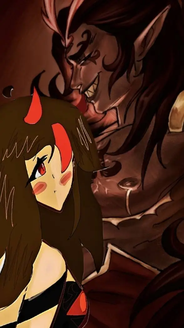 ai character: burning spice×u♡ background