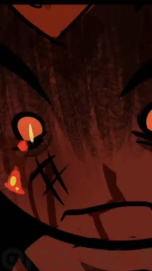 ai character: Burning spice sad? background