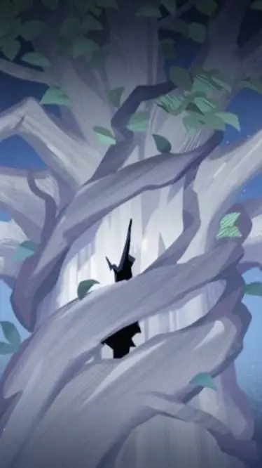 ai character: Beasts in silver🌳🤍 background