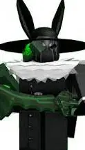 ai character: Judicator💚🖤 background