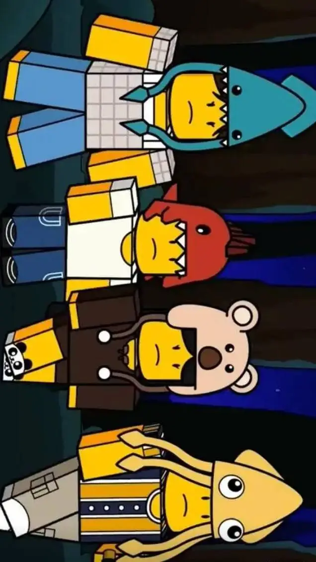 ai character: 4 lost kids  background