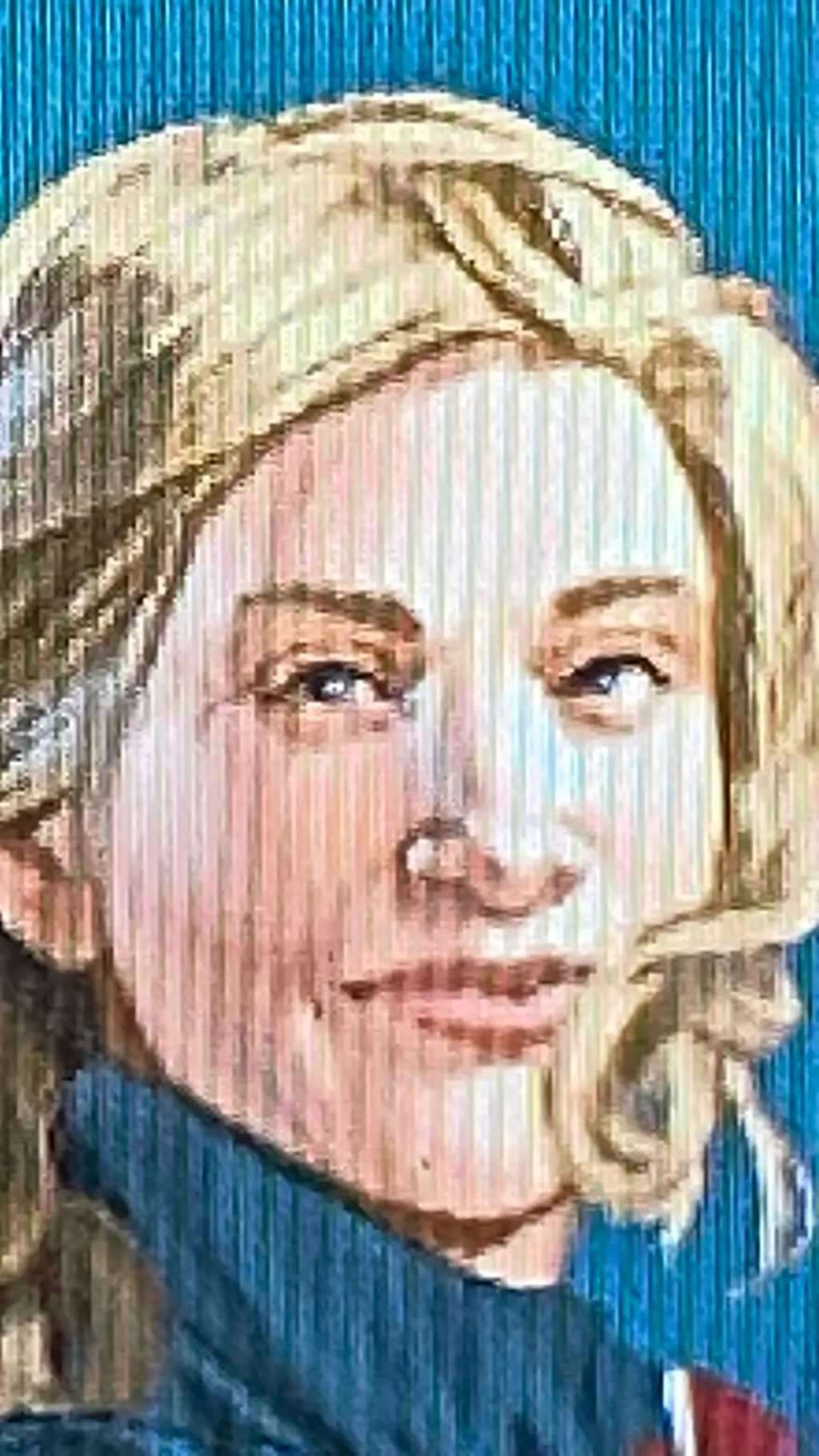 ai character: Murielle Mountain background