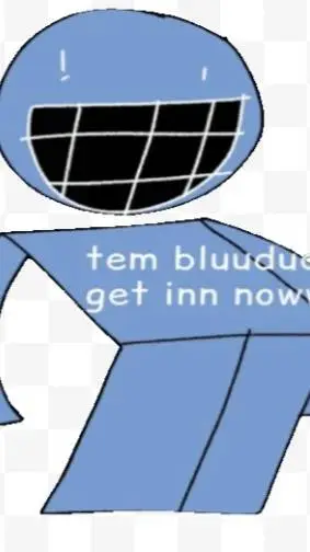 ai character: bluedude x u :p background