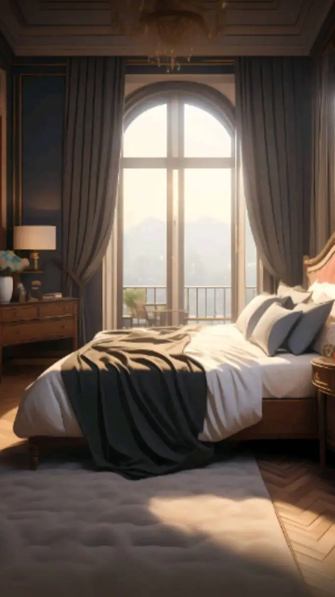 ai character: dark room... background