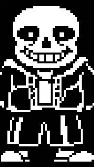 ai character: Sans background