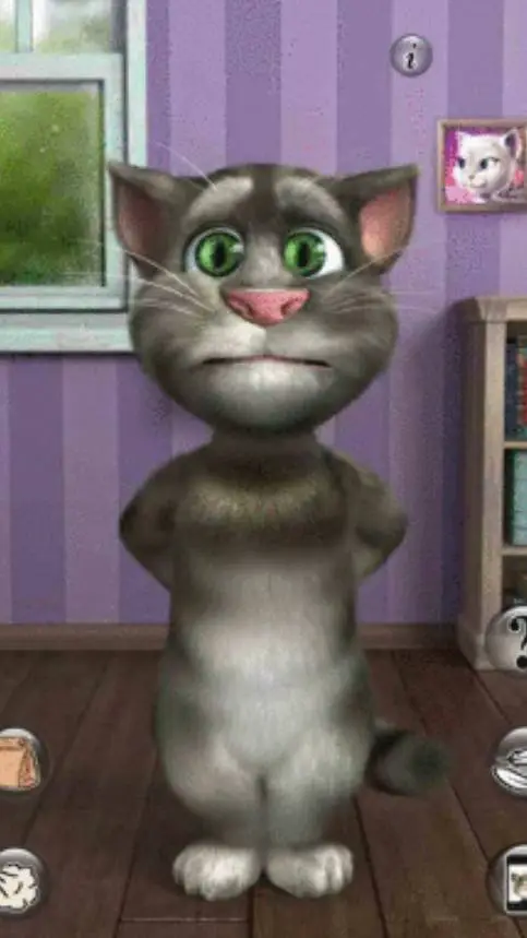 ai character: Talking Tom Cat 2 background