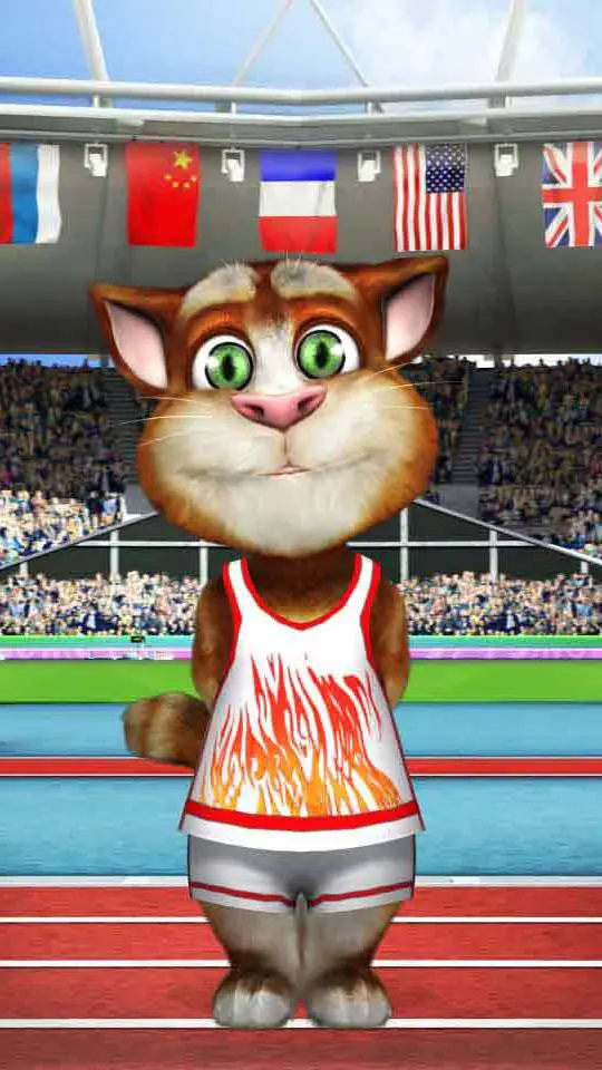 ai character: Talking Tom Cat 3 background