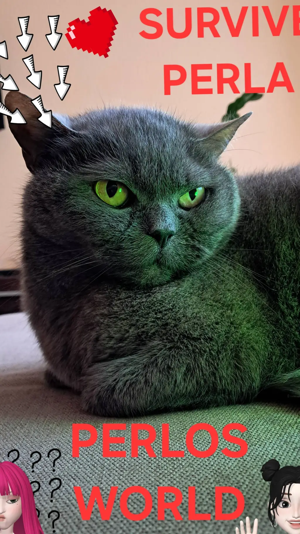 ai character: PERLOS WORLD background