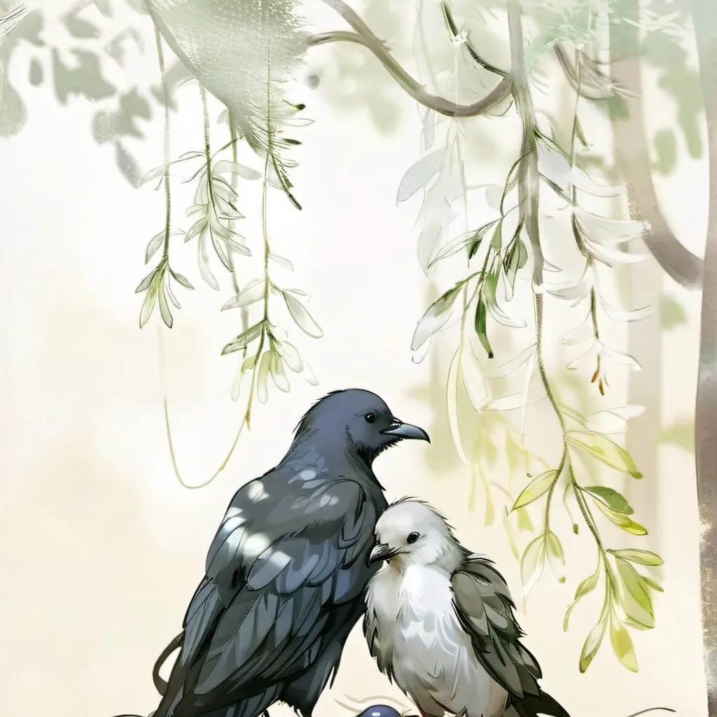 chat with ai character: bird family