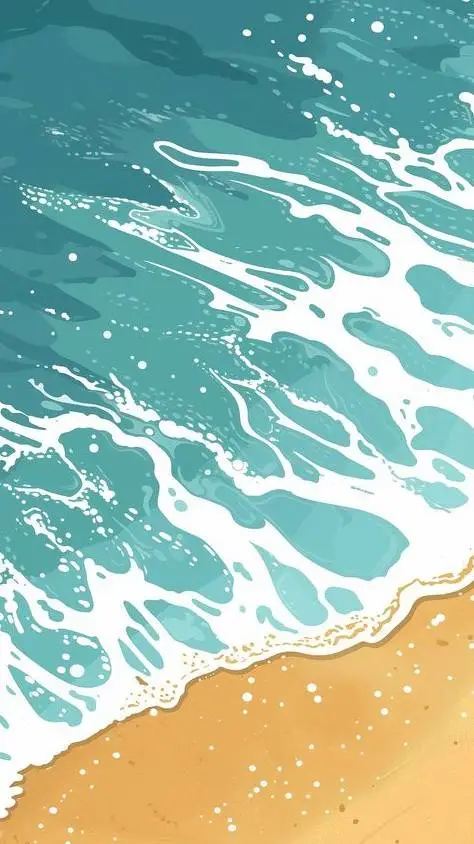 ai character: MHA surf background