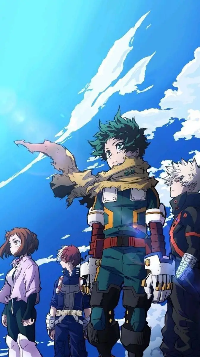 ai character: MHA PORTAL VACACIO background