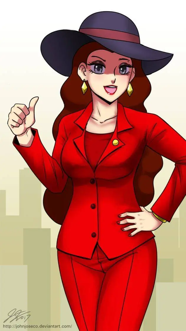 ai character: Pauline  background