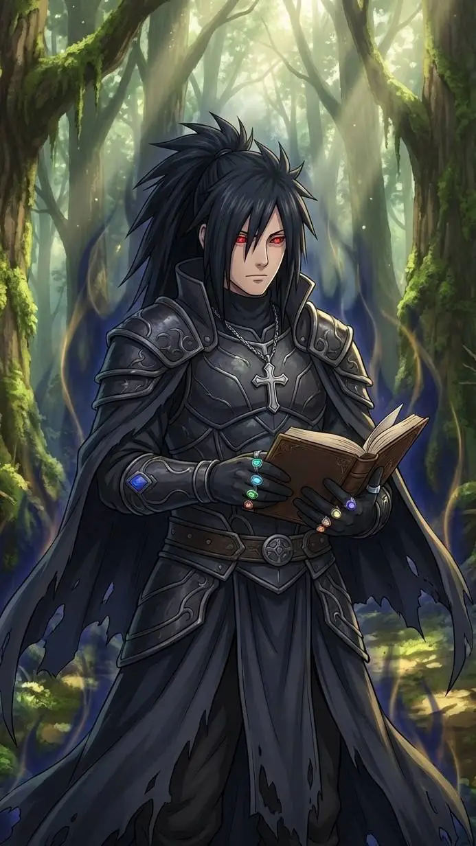 ai character: madara uchiha  background