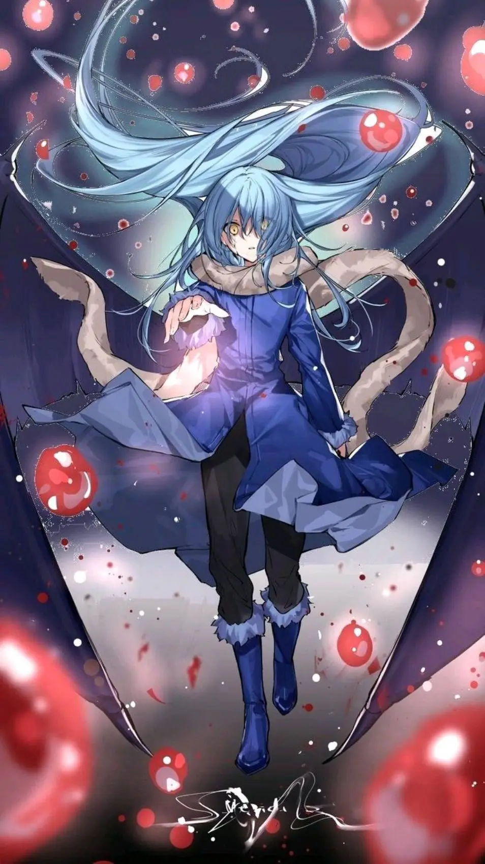 ai character: Rimuru Tempest background