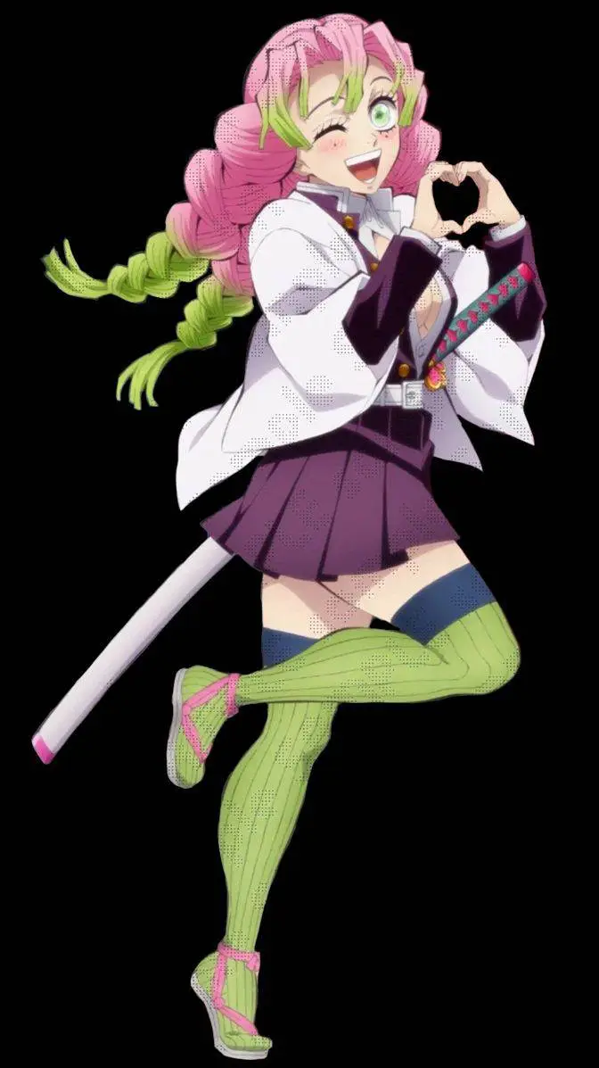 ai character: Mitsuri Kanroji background