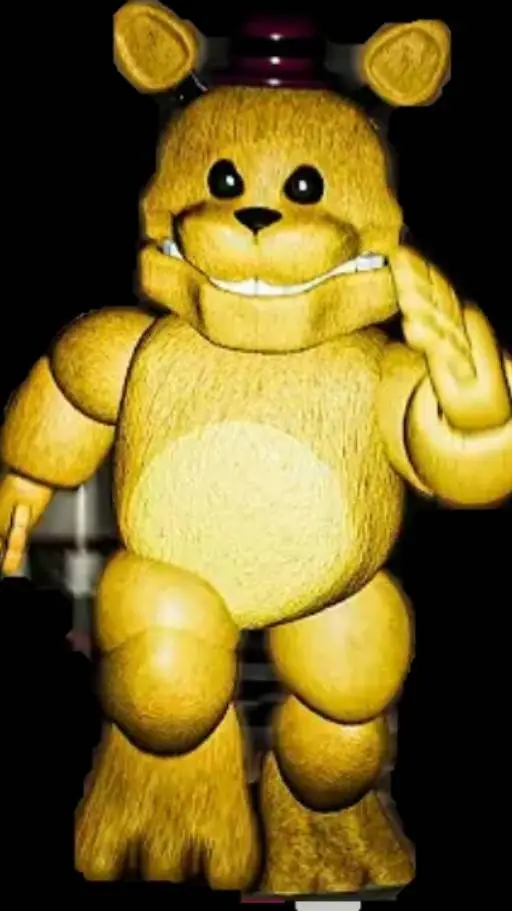 ai character: Fred bear  background