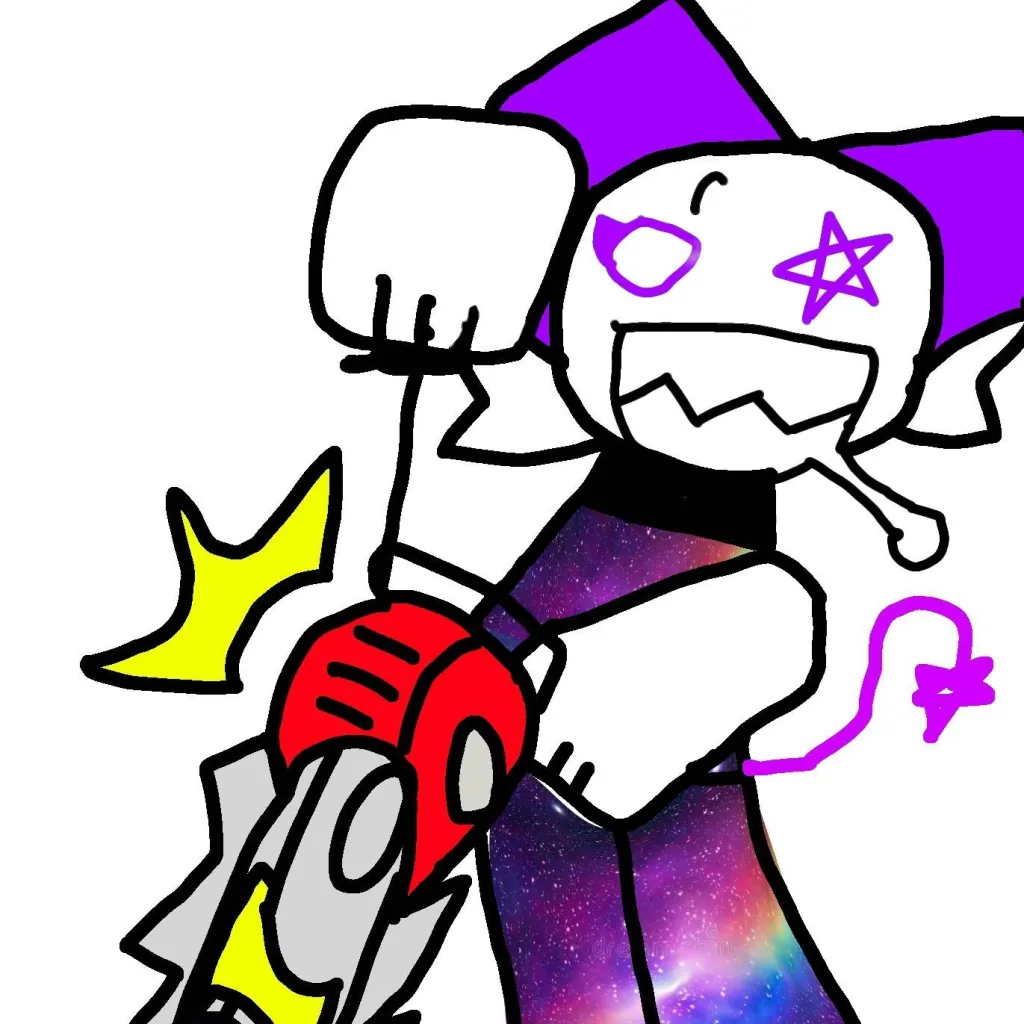 chat with ai character: Purple is crazy!!!