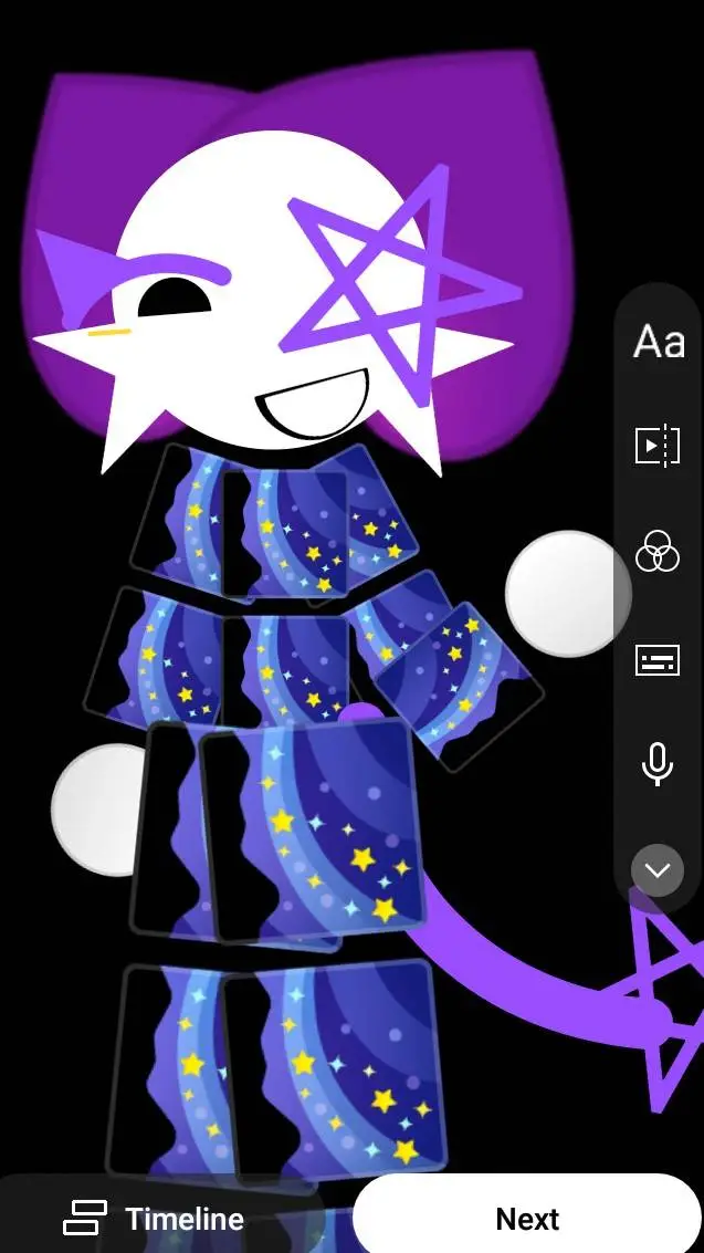 ai character: 💜✨𖤐Purple 𖤐✨💜 background