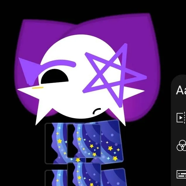 chat with ai character: sad Purple