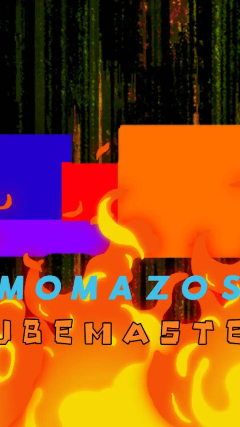 ai character: MOMAZOS CUBEMASTER background