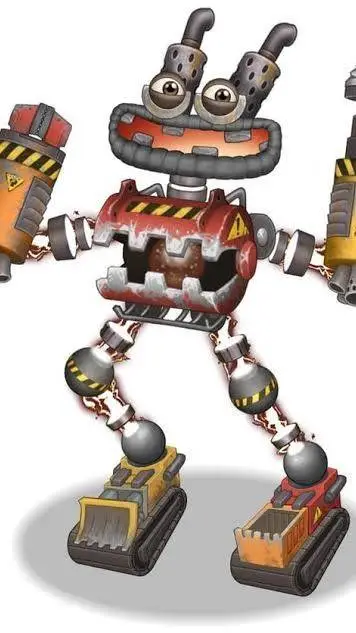 ai character: Wubbox tierra background