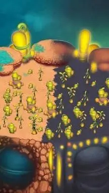 ai character: Isla de luz espejo background