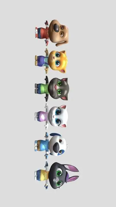 ai character: Familia de bebés background