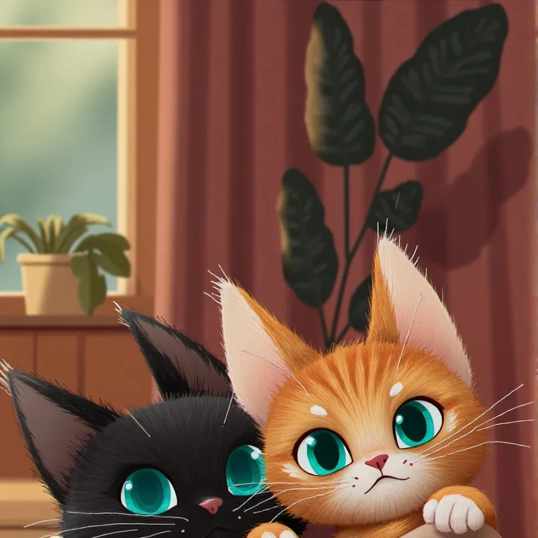 chat with ai character: The cute kittens