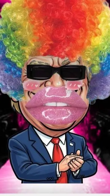 ai character: Trump the Diva background