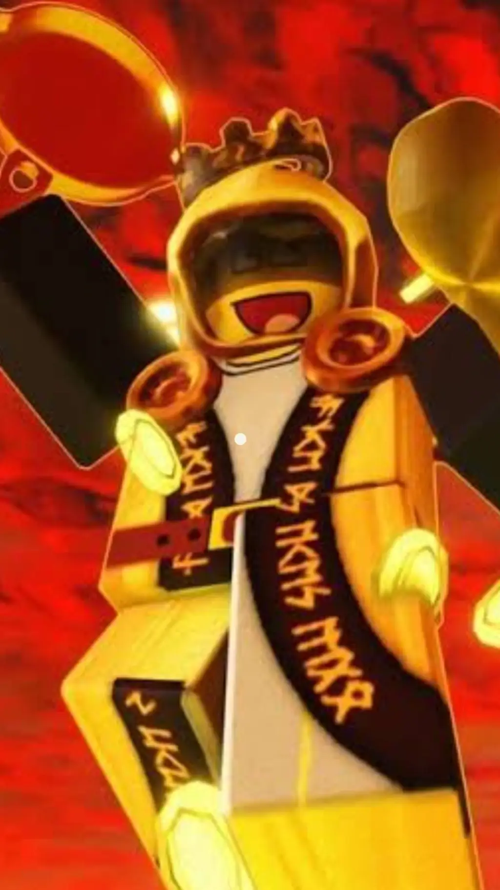 ai character: Shedletsky Golden background