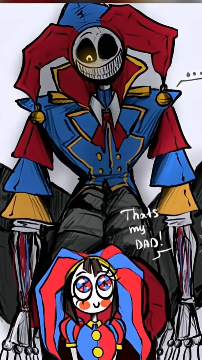 ai character: Jax X pomni background