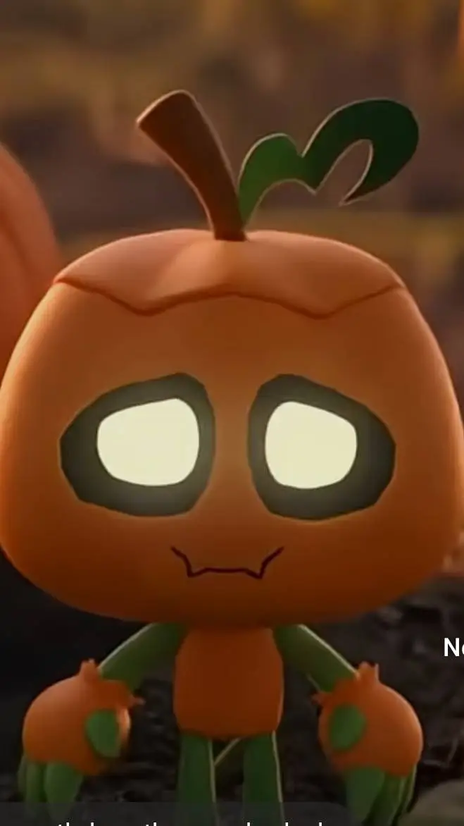 ai character: Gourdy y calabazas background