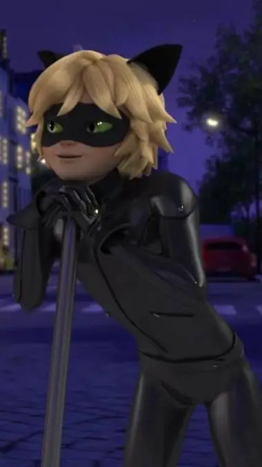 ai character: Cat noir background