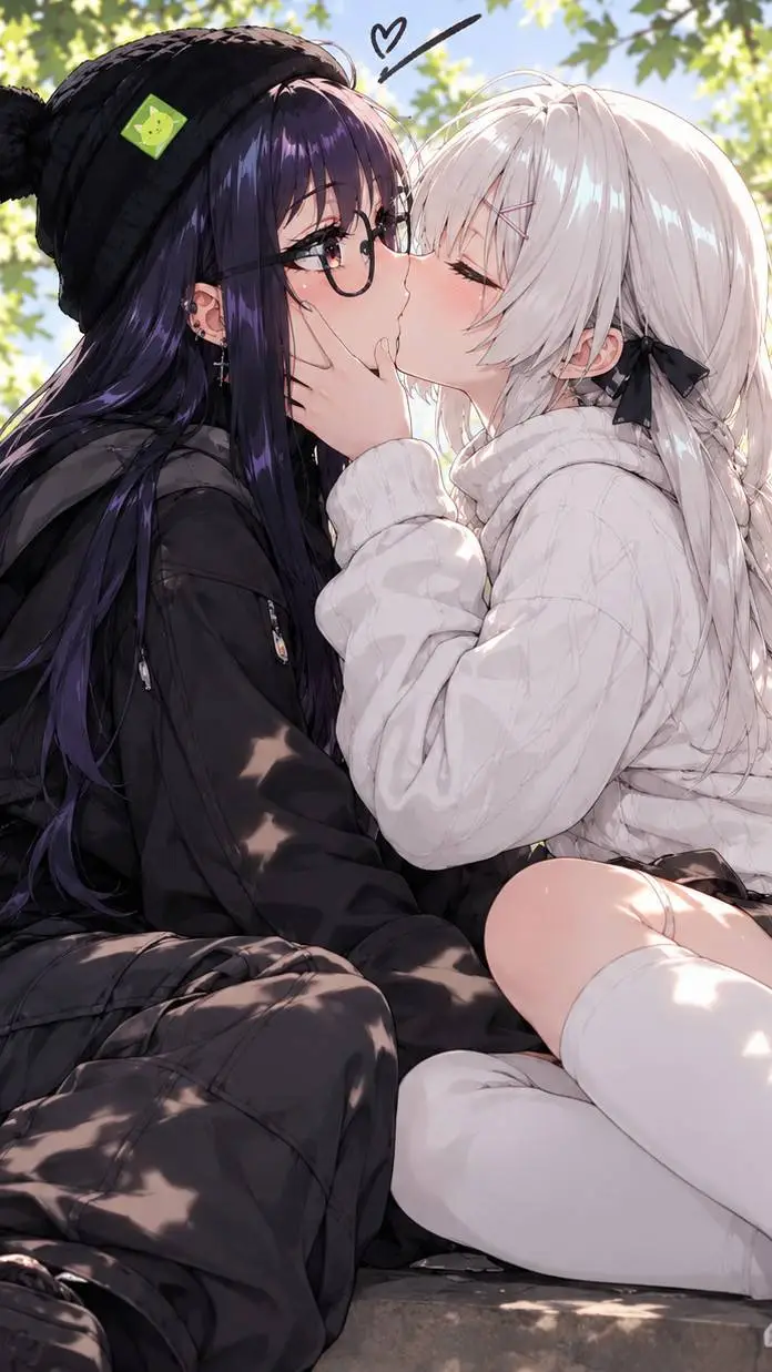 ai character: Ana y Luna  background