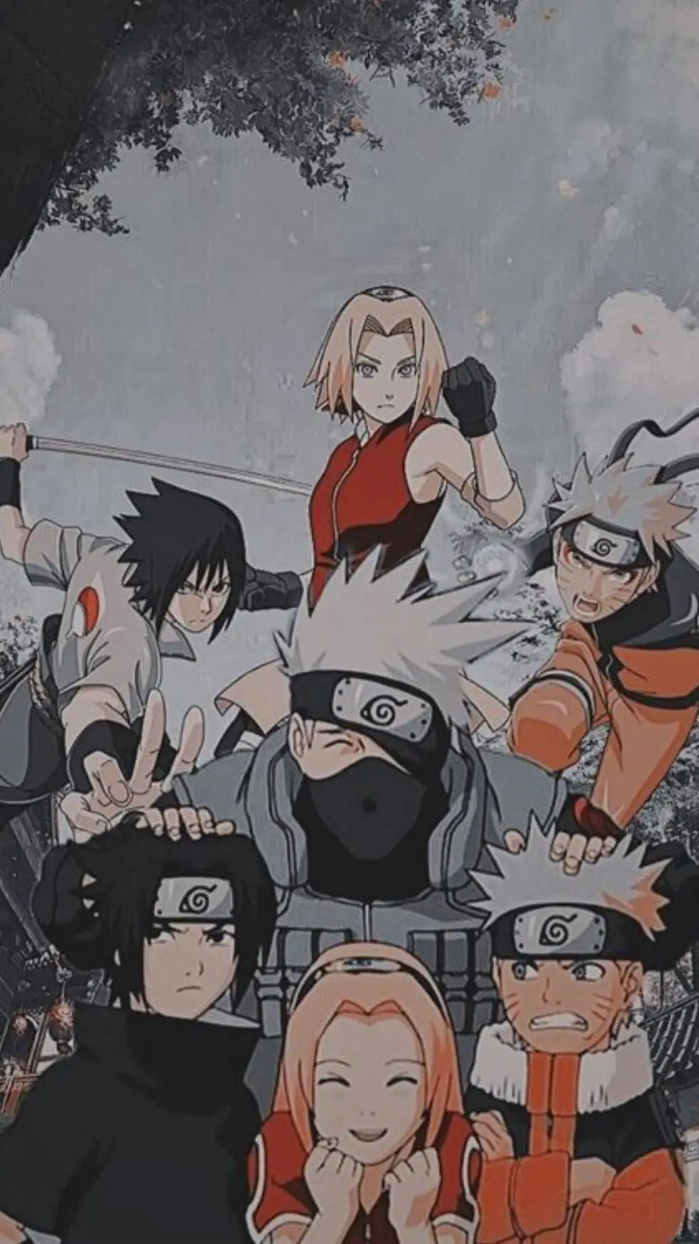 ai character: Team 7 background