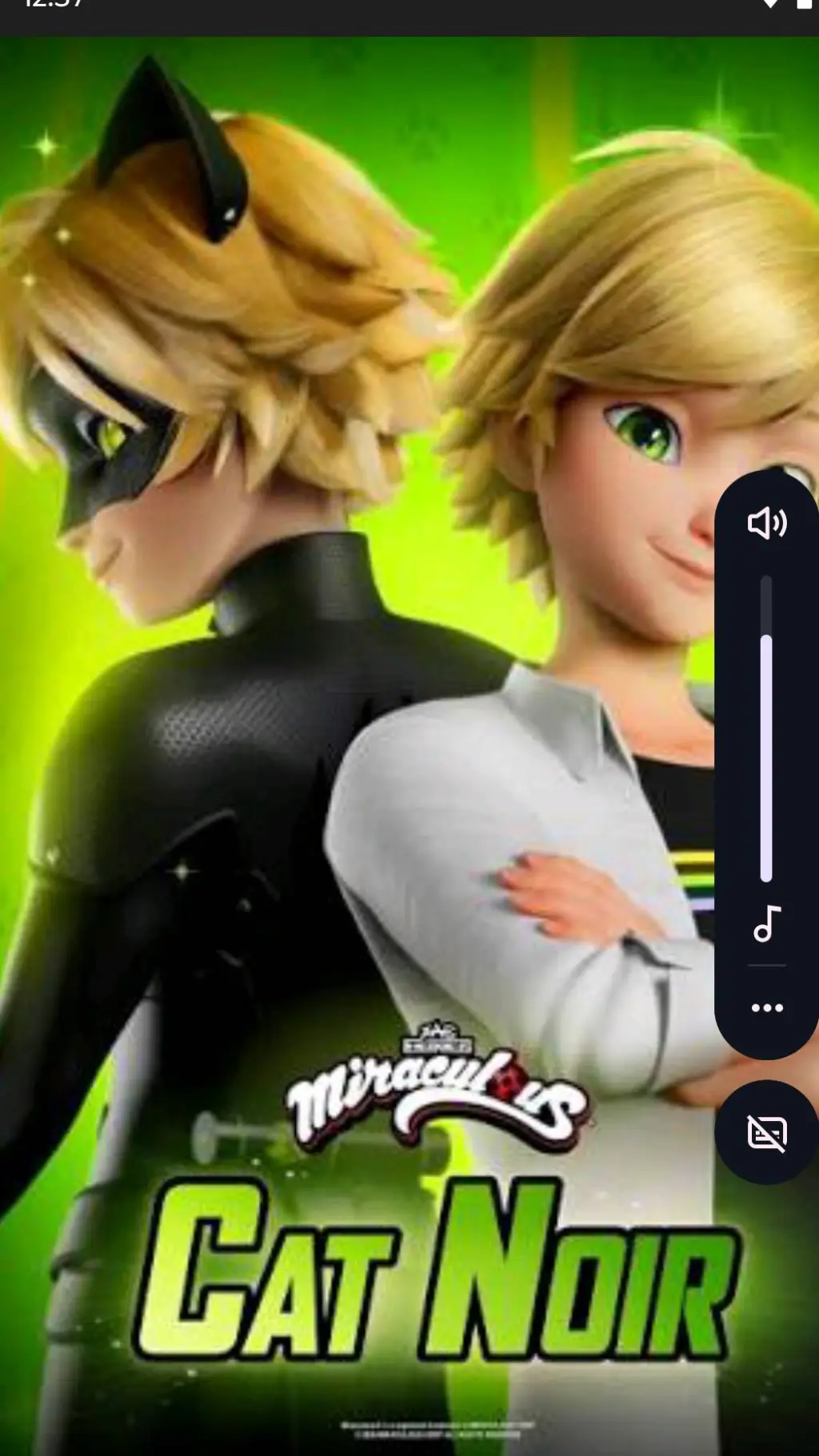 ai character: cat noir/ Adrian  background