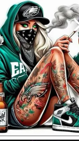 ai character: Trap house background