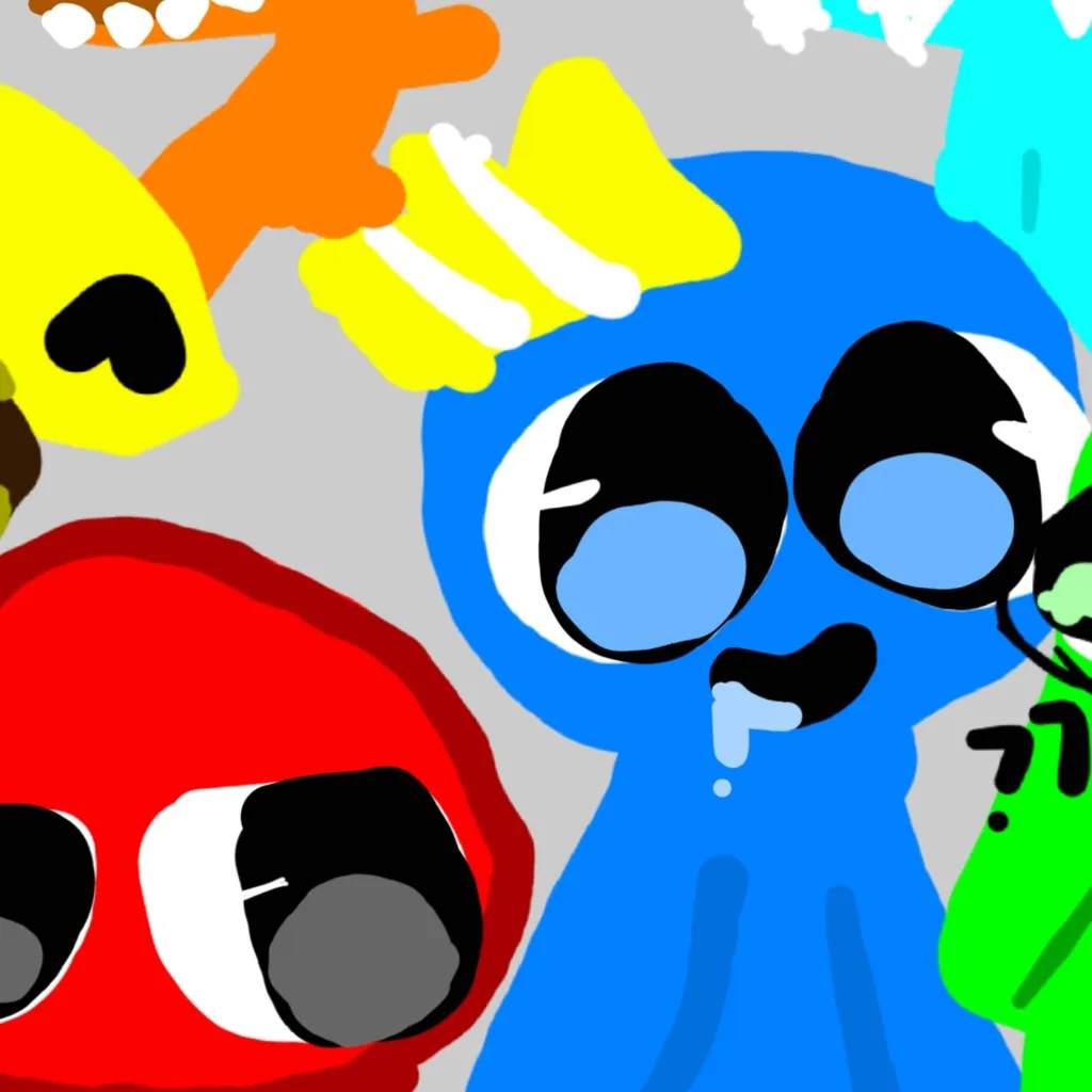 chat with ai character: rainbow friends